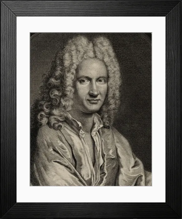 Framed Print : Portrait of the composer Andre Campra (1660-1744), 1725 Framed Print : Portrait of the composer Andre Campra (1660-1744), 1725