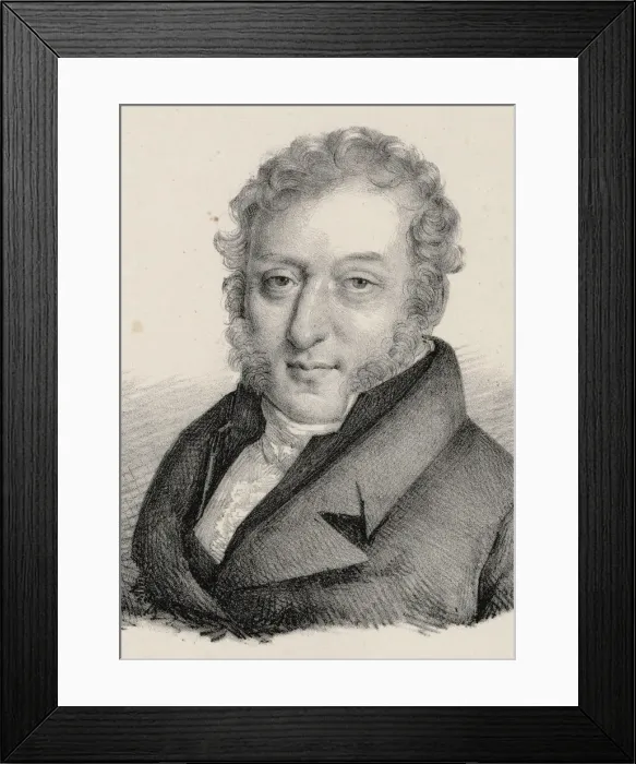 Framed Print : Portrait of the composer Ferdinando Carulli (1770-1841), 1830 Framed Print : Portrait of the composer Ferdinando Carulli (1770-1841), 1830