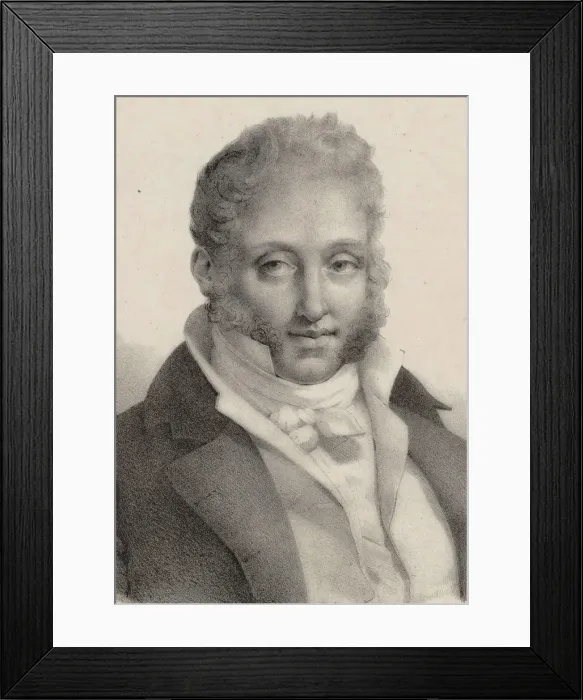 Framed Print : Portrait of the composer Ferdinando Carulli (1770-1841), 1820 Framed Print : Portrait of the composer Ferdinando Carulli (1770-1841), 1820