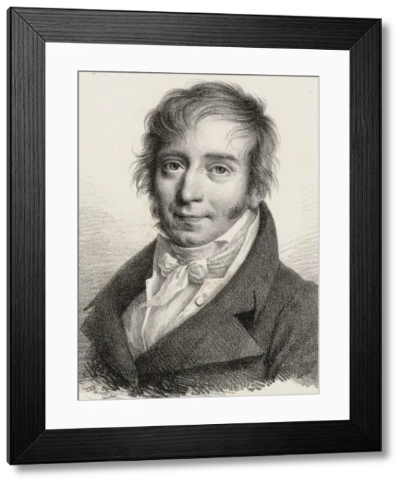 Framed Print : Portrait of the composer Charles-Simon Catel (1773-1830), 1820 Framed Print : Portrait of the composer Charles-Simon Catel (1773-1830), 1820