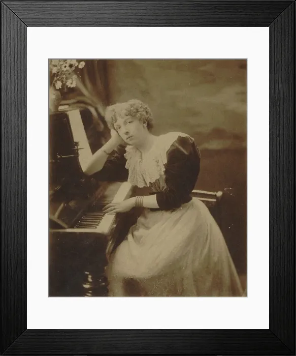 Framed Print : Portrait of the composer Cecile Chaminade (1857-1944), 1890 Framed Print : Portrait of the composer Cecile Chaminade (1857-1944), 1890