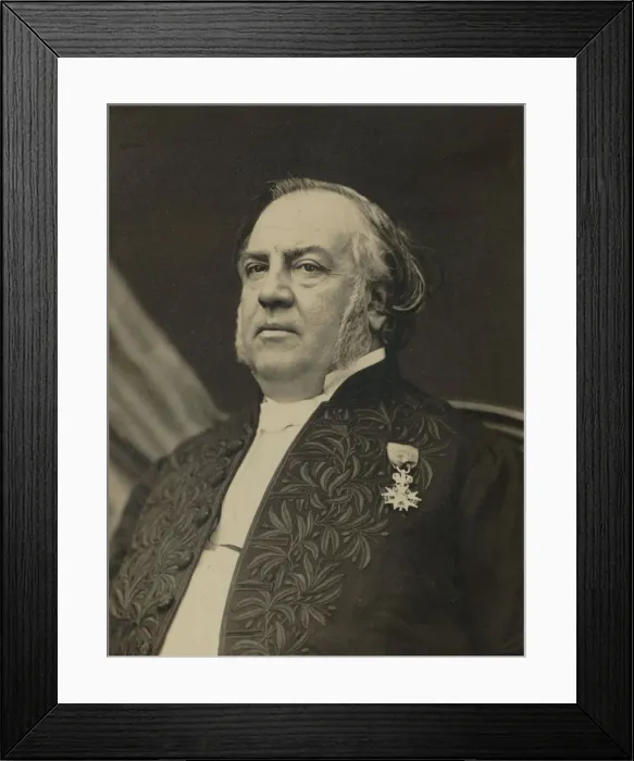 Framed Print : Portrait of the composer Antoine-Louis Clapisson (1808-1866), 1866 Framed Print : Portrait of the composer Antoine-Louis Clapisson (1808-1866), 1866