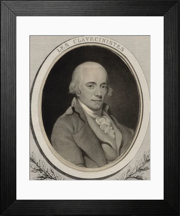 Framed Print : Portrait of the composer Muzio Clementi (1752-1832), Second Half of the 18th cen Framed Print : Portrait of the composer Muzio Clementi (1752-1832), Second Half of the 18th cen
