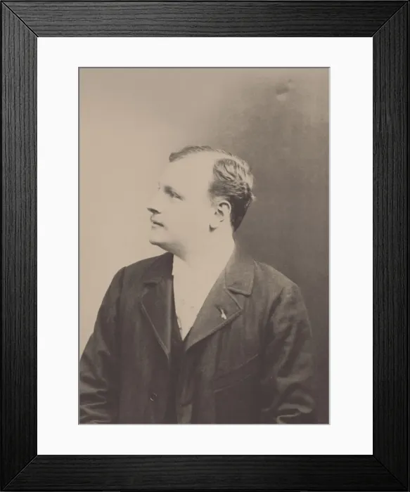Framed Print : Portrait of the composer Justino Clerice (1863-1908) Framed Print : Portrait of the composer Justino Clerice (1863-1908)