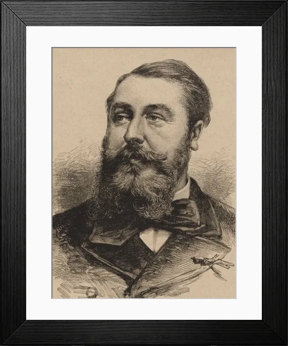 Framed Print : Portrait of the composer Leo Delibes (1836-1891), 1883 Framed Print : Portrait of the composer Leo Delibes (1836-1891), 1883