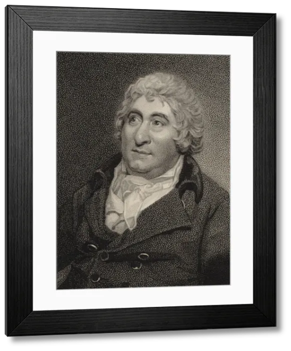 Framed Print : Portrait of the composer Charles Dibdin (1745-1814), 1814 Framed Print : Portrait of the composer Charles Dibdin (1745-1814), 1814