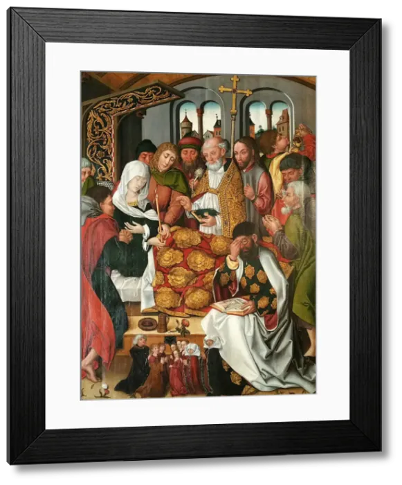 Framed Print : The Death of the Virgin, ca 1490-1510