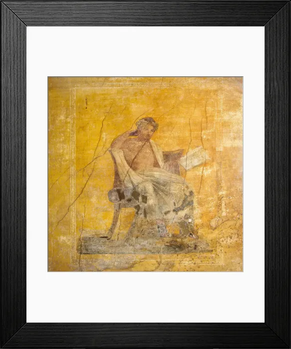 Framed Print : Menander. Found in the collection of Casa del Menandro, Pompeii Framed Print : Menander. Found in the collection of Casa del Menandro, Pompeii
