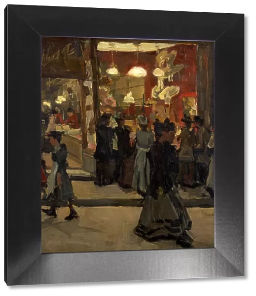 Marss hat shop at the Nieuwendijk in Amsterdam, 1893