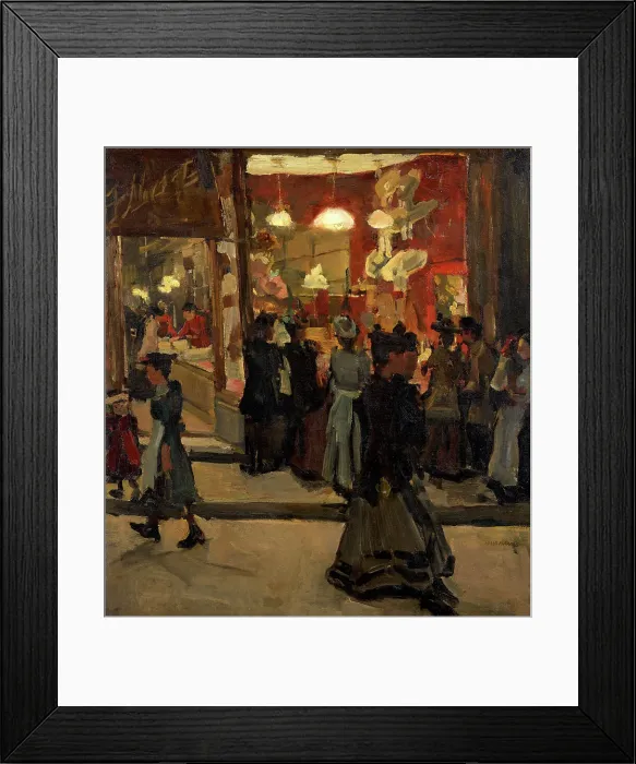 Framed Print : Marss hat shop at the Nieuwendijk in Amsterdam, 1893 Framed Print : Marss hat shop at the Nieuwendijk in Amsterdam, 1893