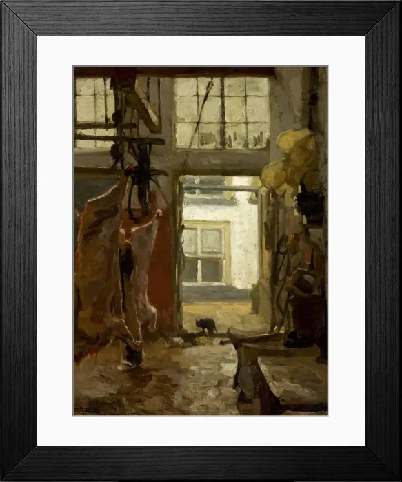 Framed Print : Slaughterhouse, 1889 Framed Print : Slaughterhouse, 1889