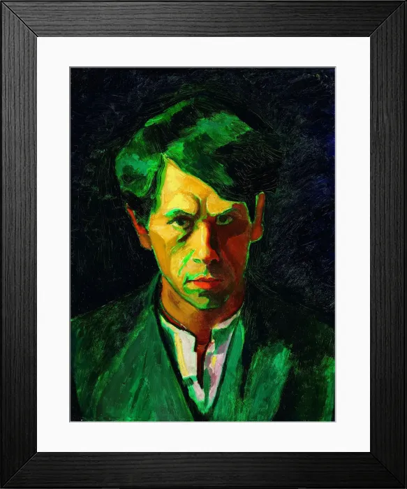 Framed Print : Self-Portrait, 1909 Framed Print : Self-Portrait, 1909