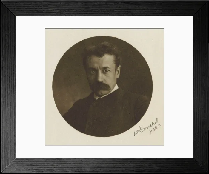 Framed Print : Portrait of Rene Lalique (1860-1945), 1906 Framed Print : Portrait of Rene Lalique (1860-1945), 1906