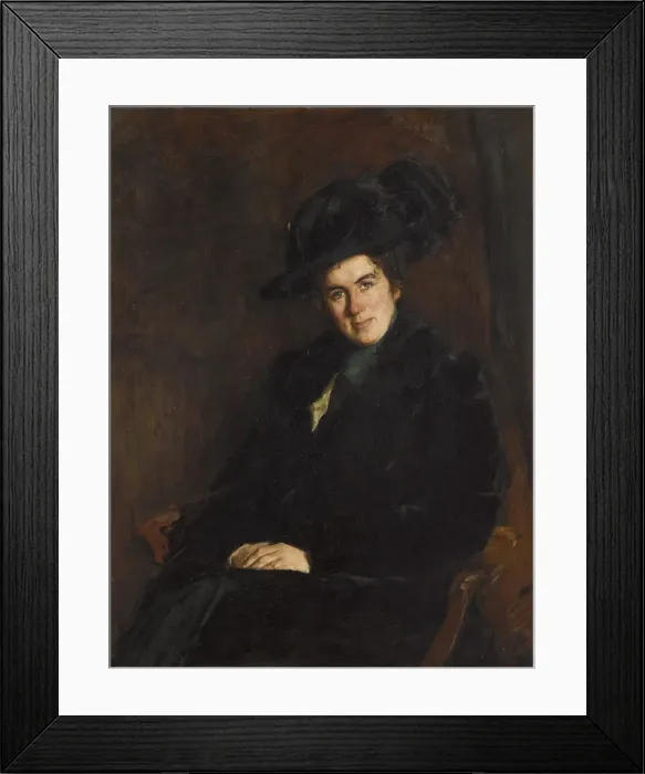 Framed Print : Portrait of Lide Arntzenius-Doorman Framed Print : Portrait of Lide Arntzenius-Doorman