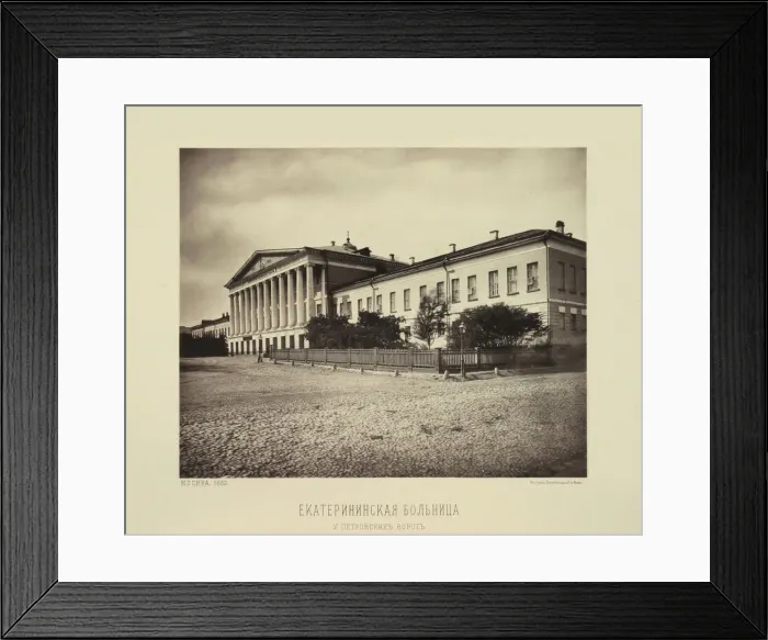 Framed Print : The Catherines Hospital near Petrovsky Gates Square, 1884 Framed Print : The Catherines Hospital near Petrovsky Gates Square, 1884