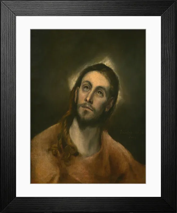 Framed Print : Praying Christ, ca 1595-1597 Framed Print : Praying Christ, ca 1595-1597
