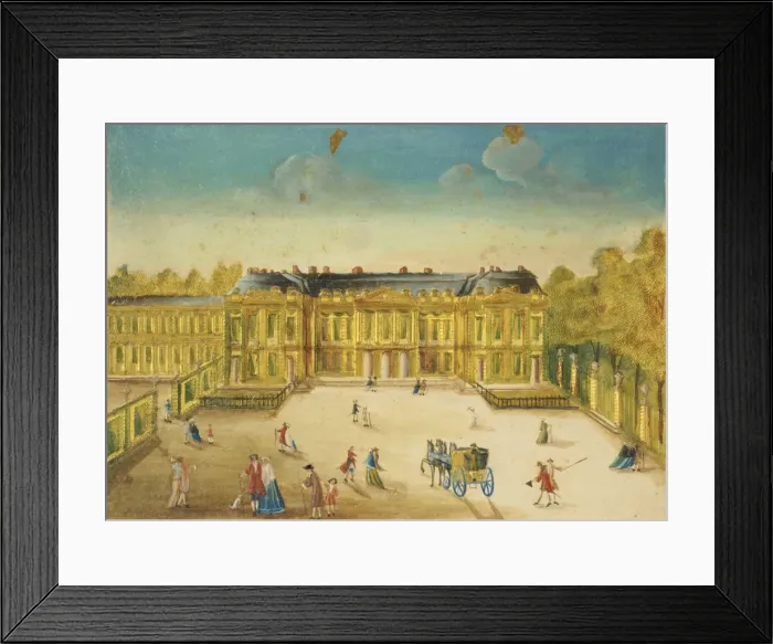 Framed Print : Chateau de Choisy, 1770s Framed Print : Chateau de Choisy, 1770s