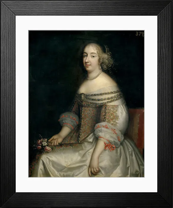 Framed Print : Portrait of Anne Marie Louise d Orleans (1627-1693), Duchess of Montpensier, 1655 Framed Print : Portrait of Anne Marie Louise d Orleans (1627-1693), Duchess of Montpensier, 1655