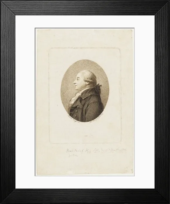 Framed Print : Portrait of Isaac Daniel Itzig (1723-1799), ca 1784 Framed Print : Portrait of Isaac Daniel Itzig (1723-1799), ca 1784