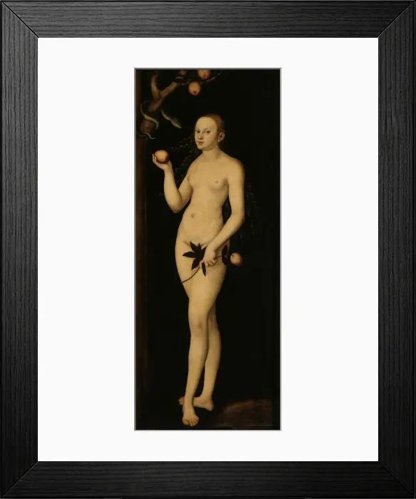 Framed Print : Eve, 1531. Found in the collection of Dresden State Art Collections Framed Print : Eve, 1531. Found in the collection of Dresden State Art Collections