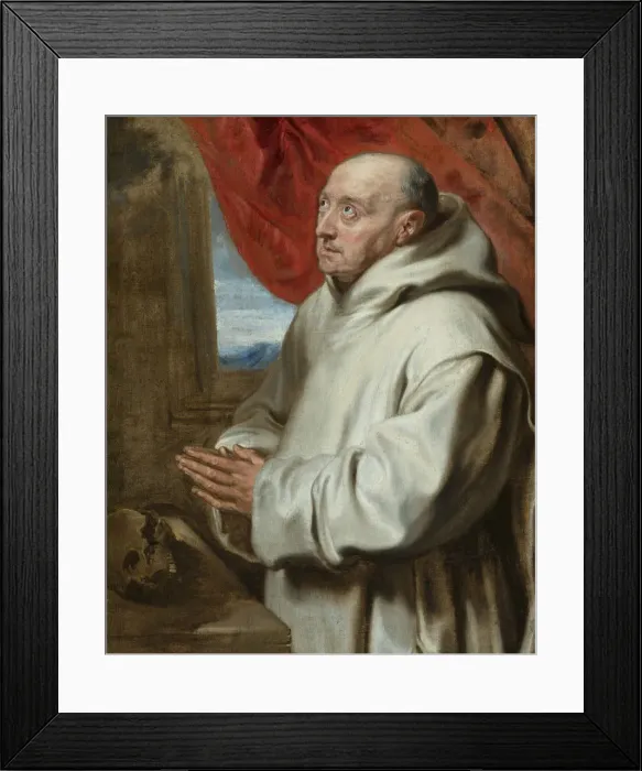 Framed Print : Saint Bruno of Cologne, c. 1620 Framed Print : Saint Bruno of Cologne, c. 1620