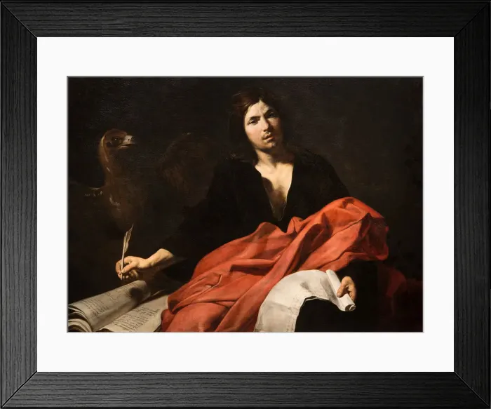 Framed Print : Saint John the Evangelist, 1621-1622 Framed Print : Saint John the Evangelist, 1621-1622