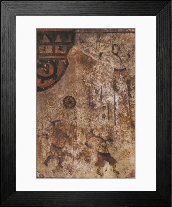 Framed Print : Acrobats. The mural painting of the Susan-ri Tomb, Second Half of the 5th century Framed Print : Acrobats. The mural painting of the Susan-ri Tomb, Second Half of the 5th century