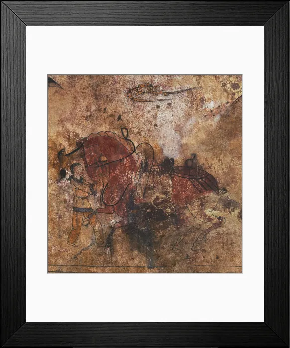 Framed Print : The Horse. The mural painting of the Susan-ri Tomb, Second Half of the 5th century Framed Print : The Horse. The mural painting of the Susan-ri Tomb, Second Half of the 5th century
