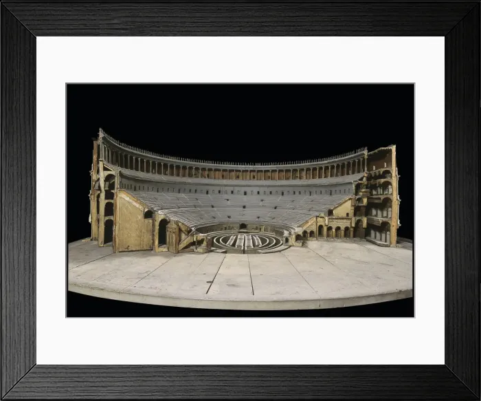 Framed Print : Model of the Flavian Amphitheater, 1790-1812 Framed Print : Model of the Flavian Amphitheater, 1790-1812