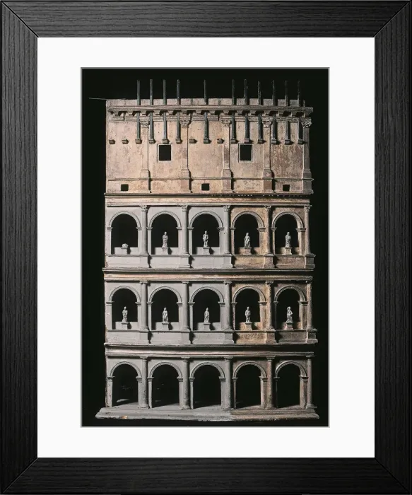 Framed Print : Model of the Flavian Amphitheater, 1790-1812 Framed Print : Model of the Flavian Amphitheater, 1790-1812