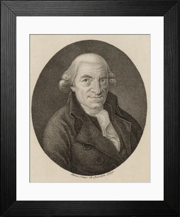 Framed Print : Portrait of the composer Karl Friedrich Christian Fasch (1736-1800), 1797 Framed Print : Portrait of the composer Karl Friedrich Christian Fasch (1736-1800), 1797