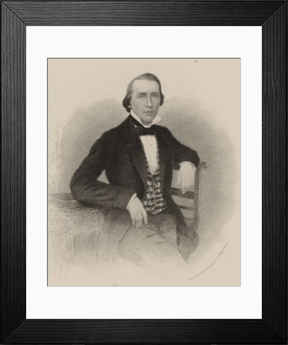 Framed Print : Portrait of the composer Robert Franz (1815-1892), 1880 Framed Print : Portrait of the composer Robert Franz (1815-1892), 1880