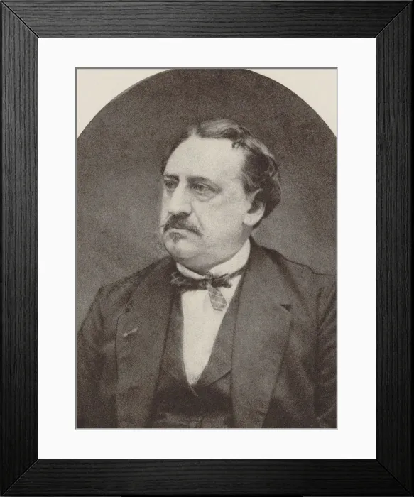 Framed Print : Portrait of the composer Friedrich von Flotow (1812-1883), 1880 Framed Print : Portrait of the composer Friedrich von Flotow (1812-1883), 1880