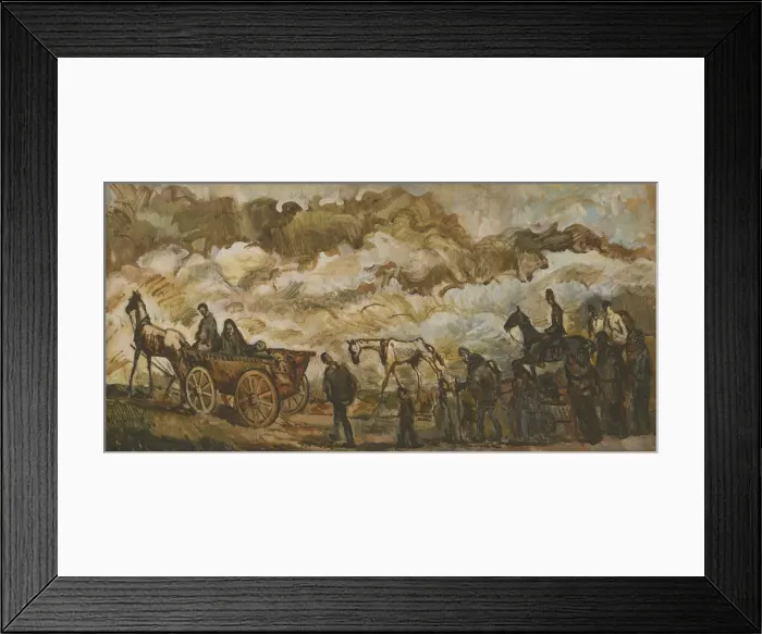 Framed Print : The refugees, 1942 Framed Print : The refugees, 1942