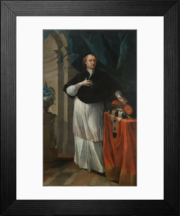 Framed Print : Portrait of Archbishop Imrich Esterhazy, 1735 Framed Print : Portrait of Archbishop Imrich Esterhazy, 1735