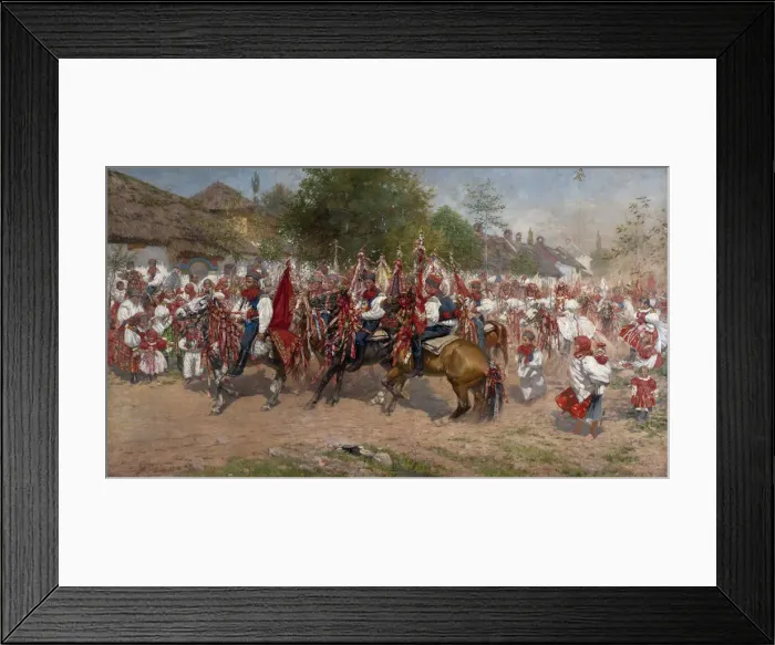 Framed Print : The Ride of the Kings, 1892 Framed Print : The Ride of the Kings, 1892