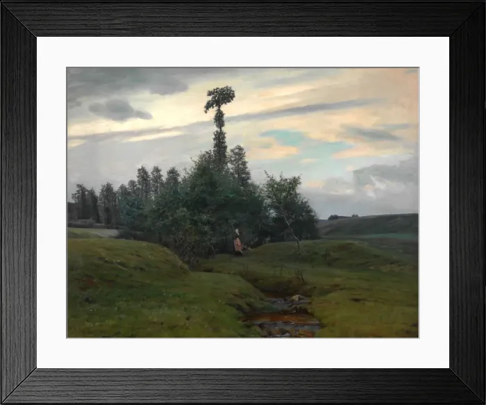 Framed Print : Stream (Odtekani), 1896 Framed Print : Stream (Odtekani), 1896