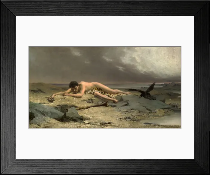 Framed Print : Cain, 1885 Framed Print : Cain, 1885