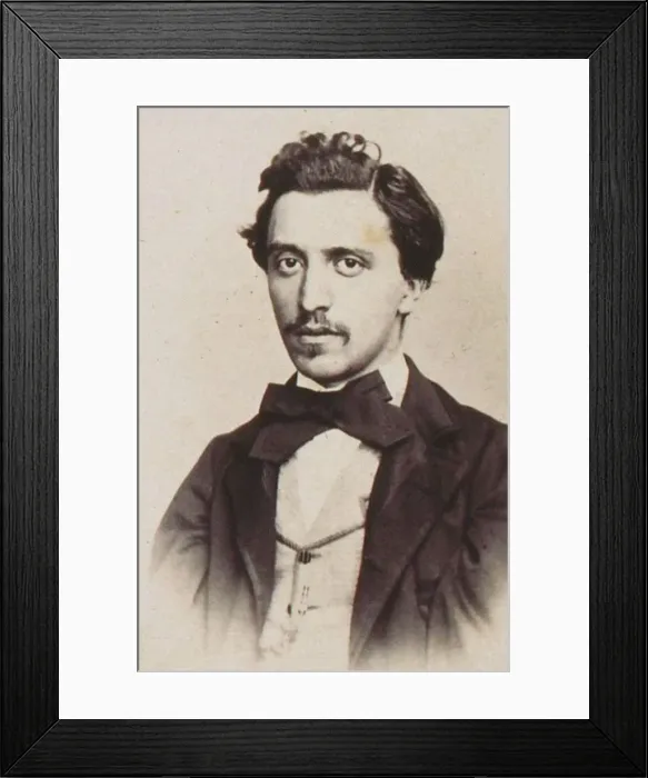 Framed Print : Portrait of the pianist und composer Friedrich Gernsheim (1839-1916), 1860s Framed Print : Portrait of the pianist und composer Friedrich Gernsheim (1839-1916), 1860s