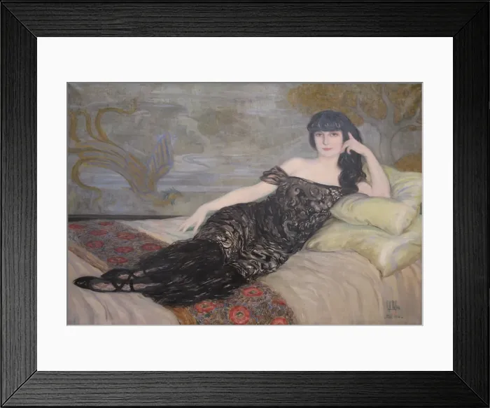 Framed Print : Portrait of Anna-Elisabeth, Comtesse Mathieu de Noailles (1876-1933), 1914 Framed Print : Portrait of Anna-Elisabeth, Comtesse Mathieu de Noailles (1876-1933), 1914