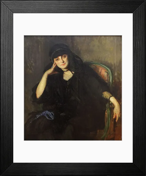 Framed Print : Portrait of Anna-Elisabeth, Comtesse Mathieu de Noailles (1876-1933), 1919 Framed Print : Portrait of Anna-Elisabeth, Comtesse Mathieu de Noailles (1876-1933), 1919