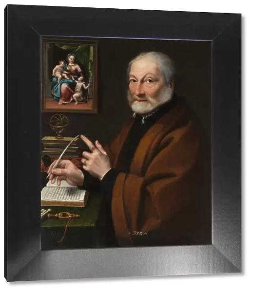 Portrait of the poet and medallist Giovanni Battista Caselli, 1557-1558