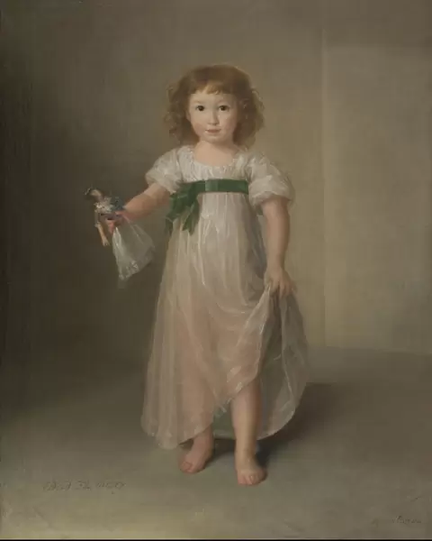 Portrait of Manuela Tellez Giron y Pimentel (1794-1838), Duchess of Abrantes, 1797