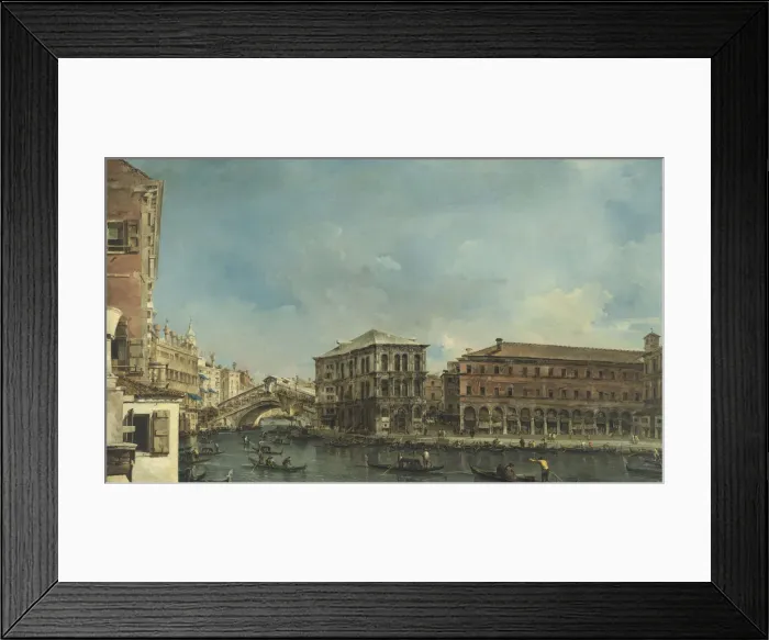 Framed Print : The Rialto Bridge with the Palazzo dei Camerlenghi in Venice Framed Print : The Rialto Bridge with the Palazzo dei Camerlenghi in Venice