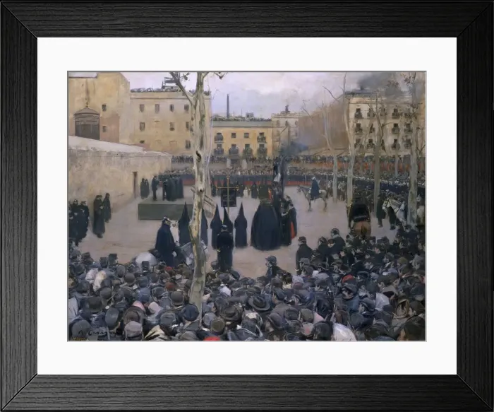 Framed Print : Garrote Vil, 1894 Framed Print : Garrote Vil, 1894