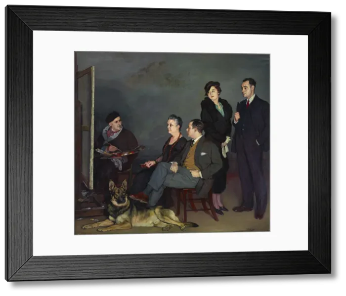 Framed Print : My Family, 1937 Framed Print : My Family, 1937