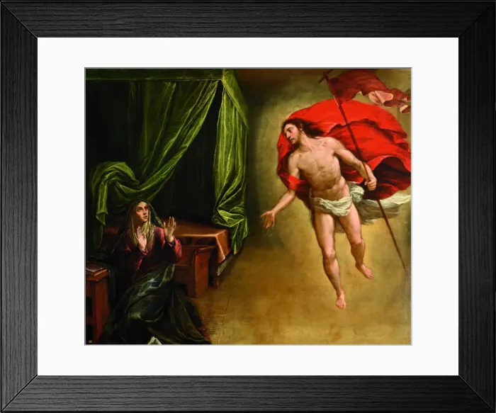Framed Print : The Appearance of Christ to his Mother, 1579 Framed Print : The Appearance of Christ to his Mother, 1579