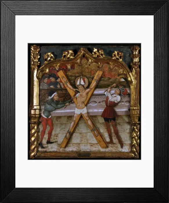 Framed Print : Saint Blaise, c. 1450 Framed Print : Saint Blaise, c. 1450