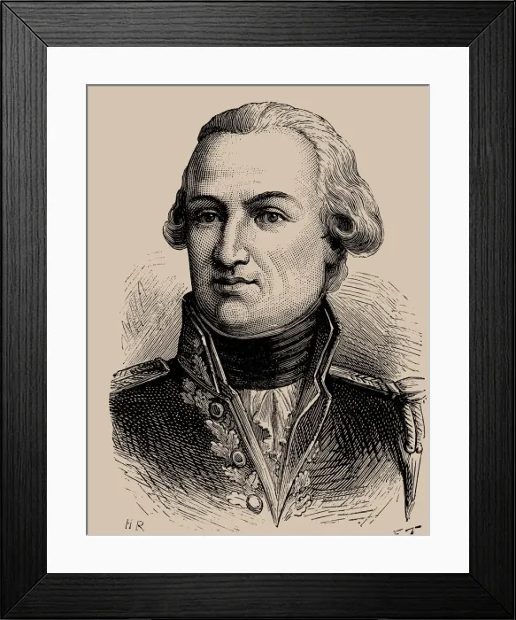 Framed Print : Admiral Louis Thomas Villaret de Joyeuse (1747-1812), 1889 Framed Print : Admiral Louis Thomas Villaret de Joyeuse (1747-1812), 1889