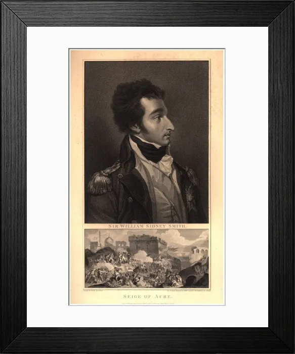 Framed Print : Admiral Sir William Sidney Smith (1764-1840) Framed Print : Admiral Sir William Sidney Smith (1764-1840)